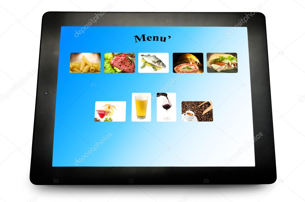 Pantalla de carga de comandas en bar o restaurante
