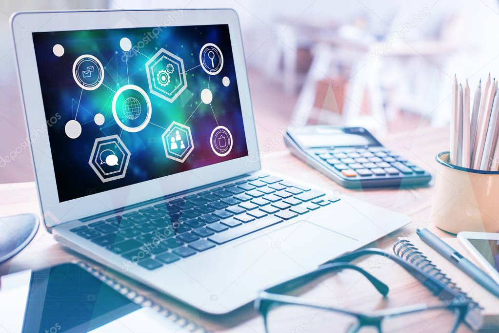 Pantalla principal de sistema para contadores