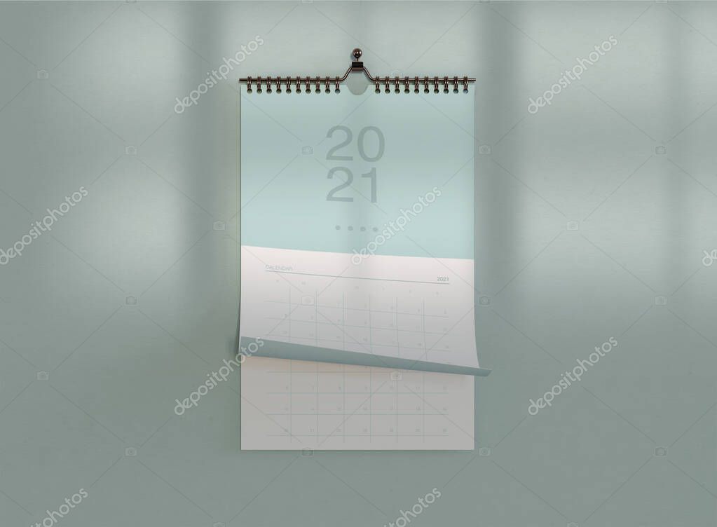 Calendario y reloj representando muchos años de experiencia