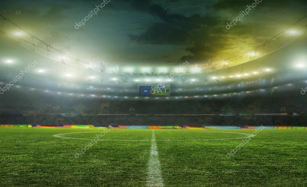 Partido de fútbol y evento con control de acceso